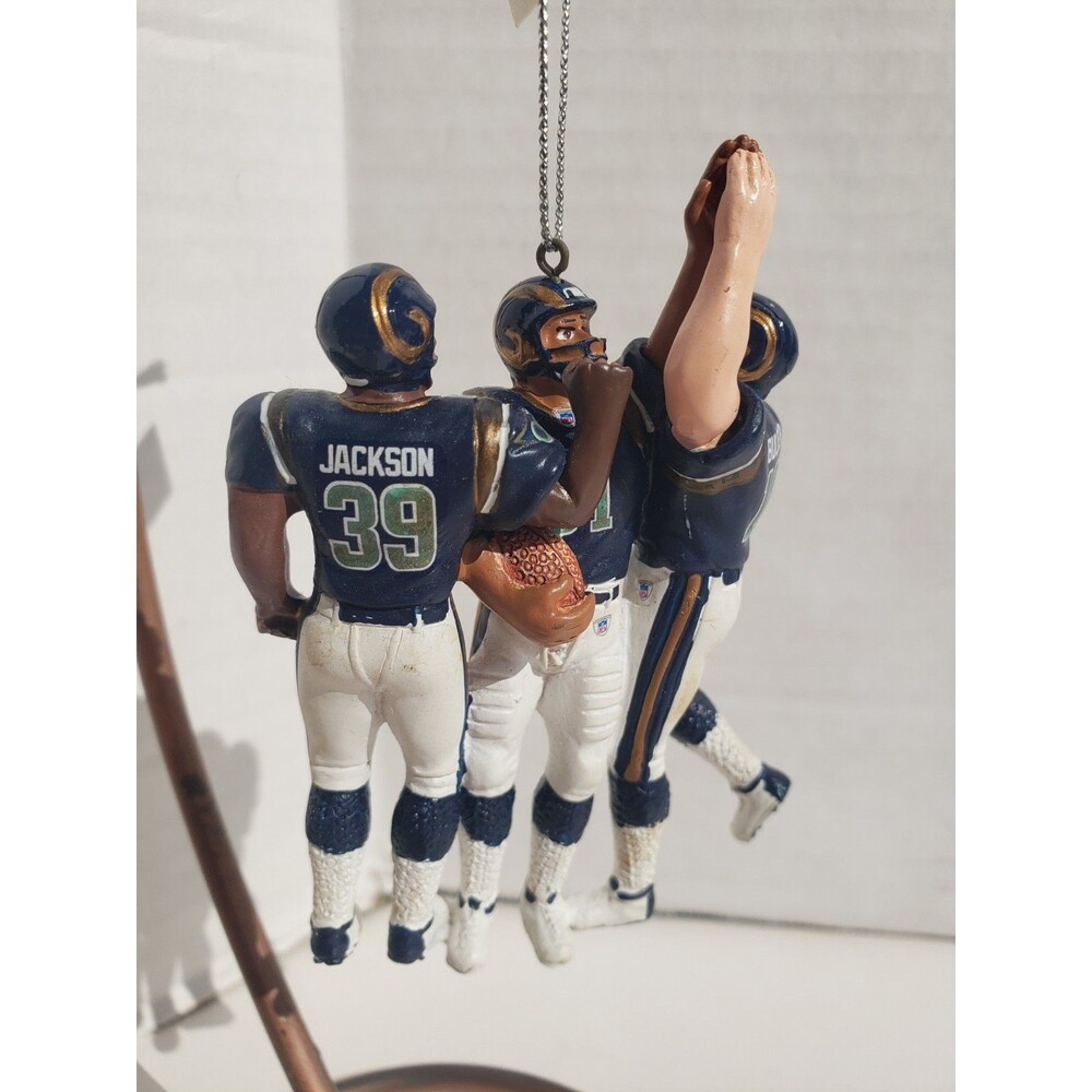 Greatest Show On Turf St Louis Rams Christmas NFL Ornament Holt Burger Jackson - Picture 8 of 13